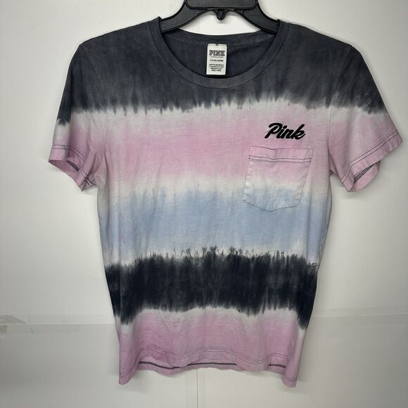 Pink Oversized Tie Dye Short Sleeve T Shirt Women’s Size: Small - Picture 1 of 7